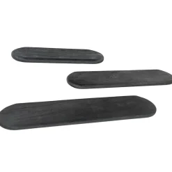 Wandplank hout Tre Zwart 49cm