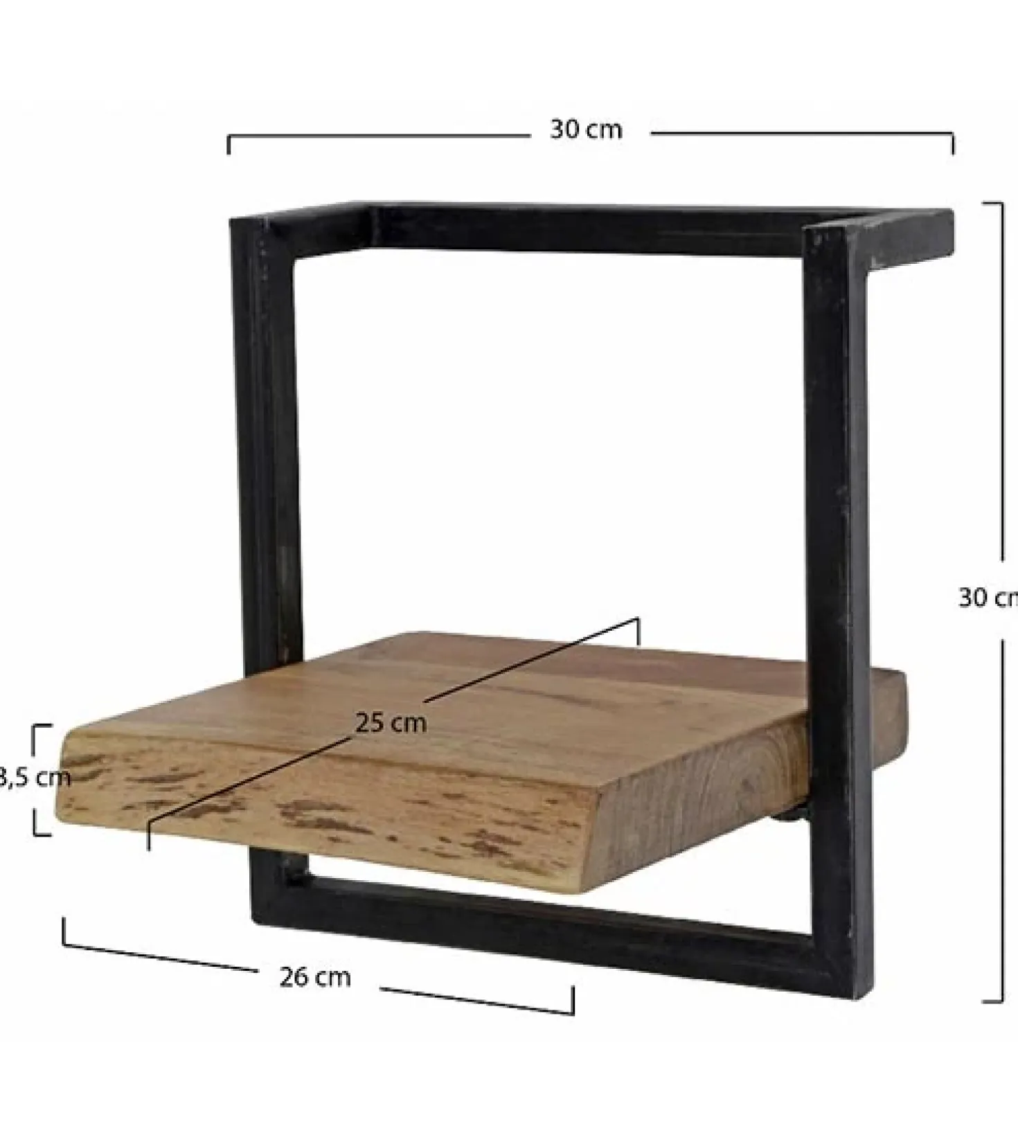 Wandrek industrieel Stockton 5 135cm