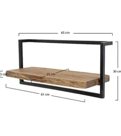 Wandrek industrieel Stockton 5 135cm