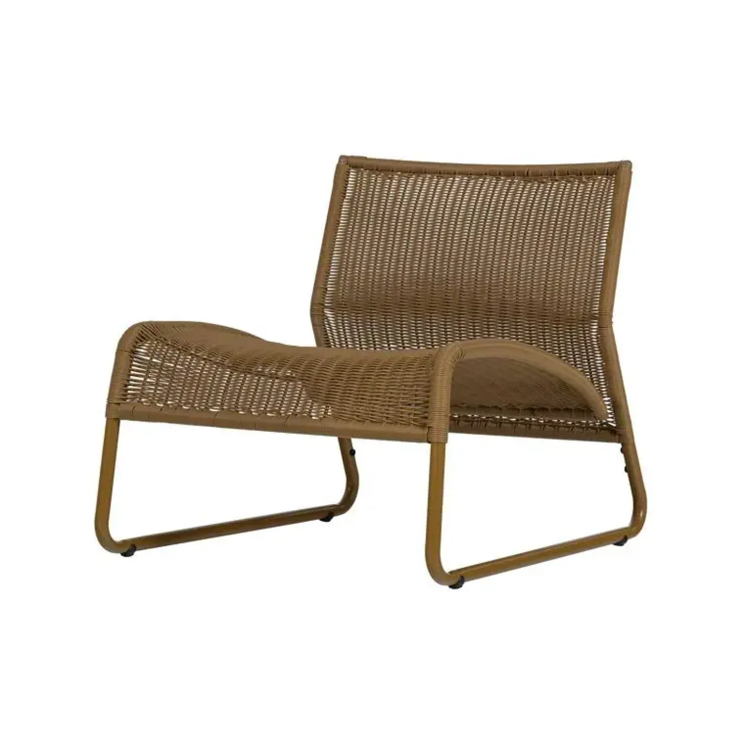 West Tuin Loungestoel Honinggeel