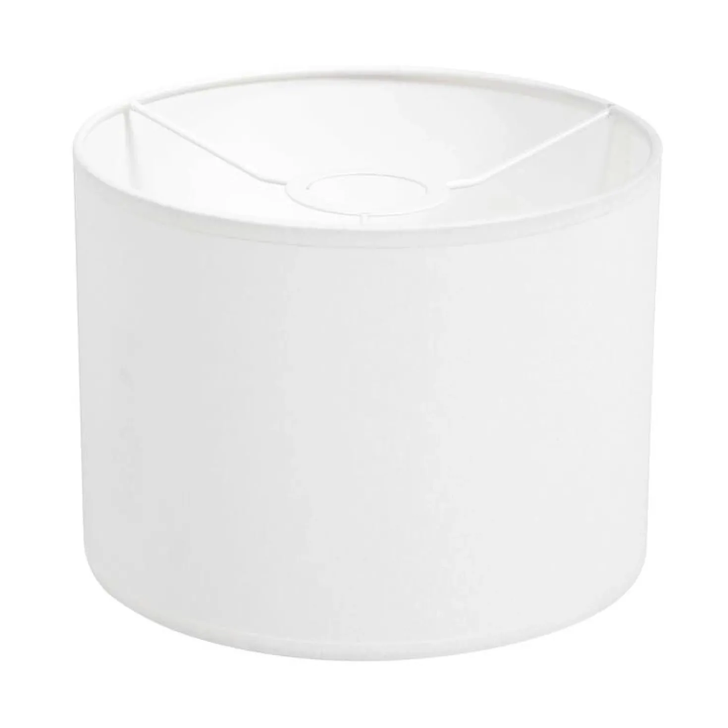 Wilco 2-lichts Wandlamp Zwart met Wit Chintz kap