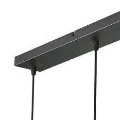 Zavi 5-lichts Hanglamp XL Smoke Langwerpig