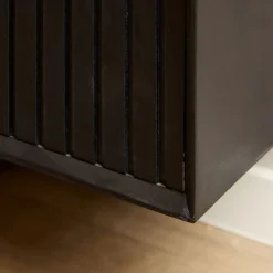 Zwevend Tv meubel Martin Zwart 120 cm